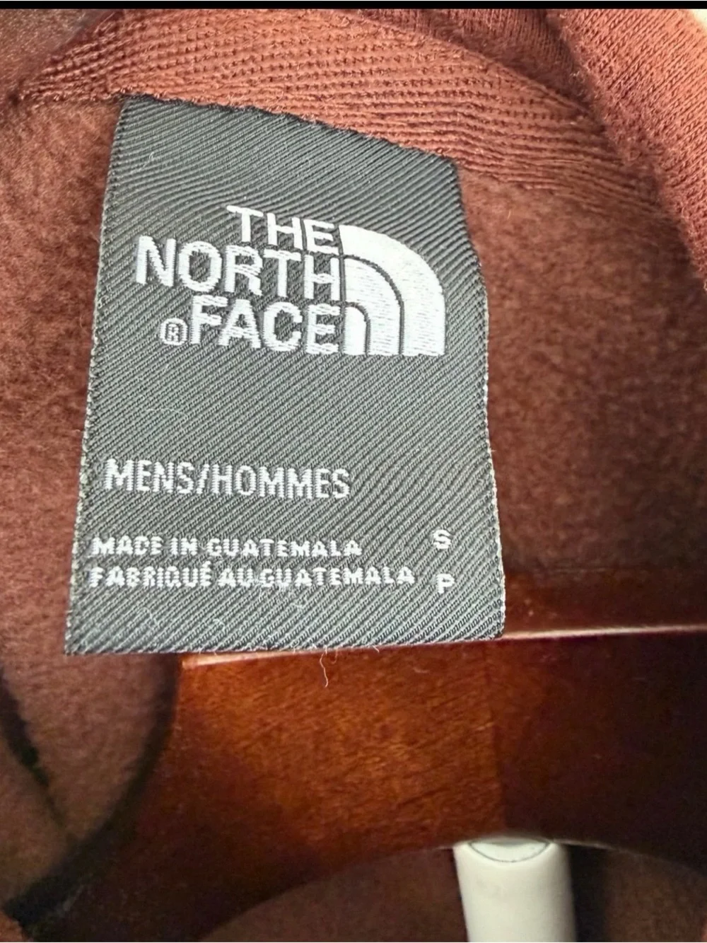 The North Face Men's Rust Brown Bear Graphic Hoodie